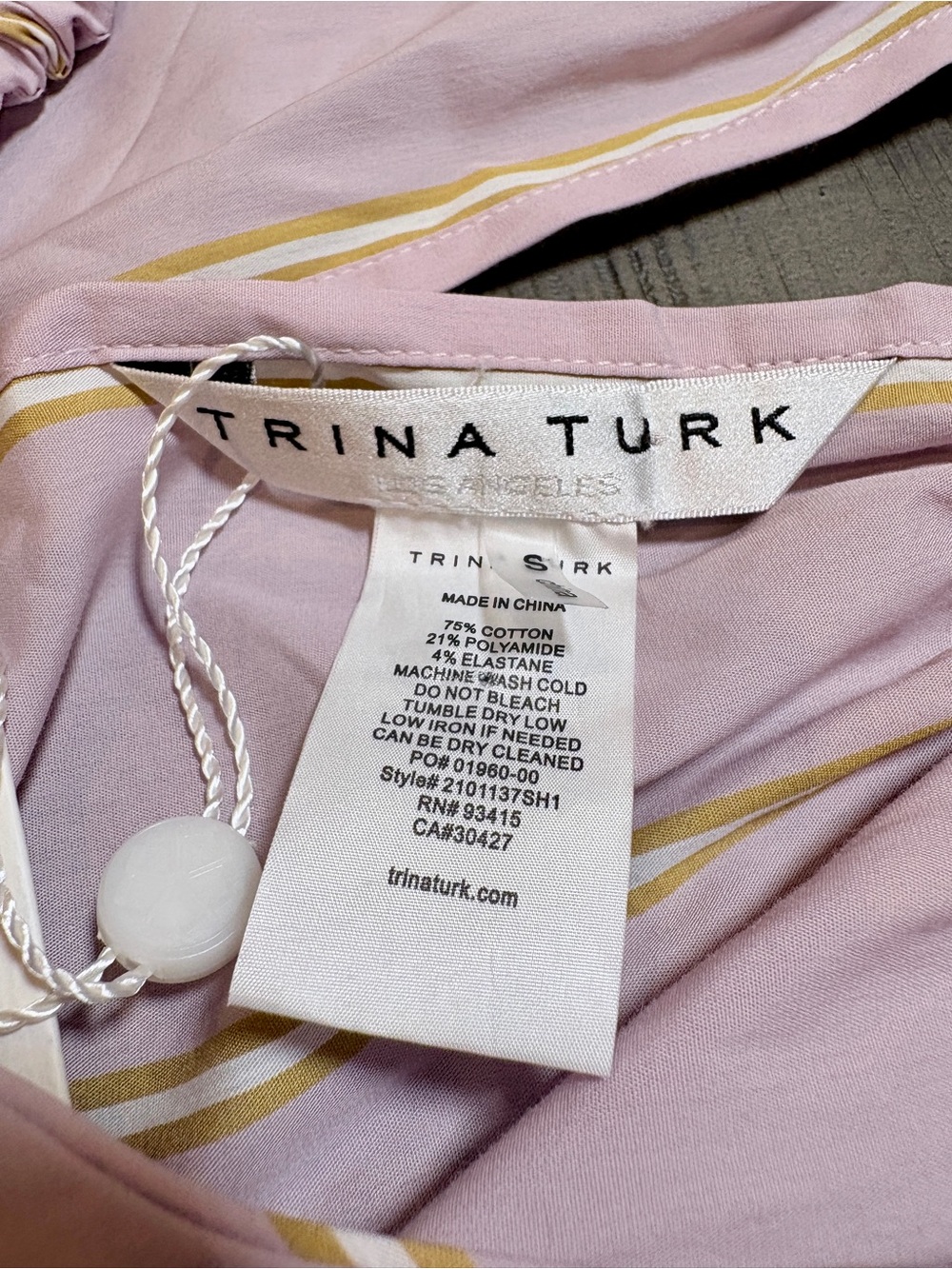 NWT Trina Turk Mika 2 Halter Style Wrap Top Size Small - Picture 9 of 10